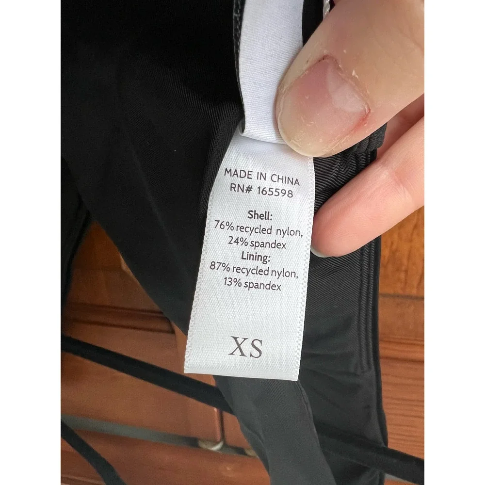 NWT Andie Women's The Belmar One Piece Swimsuit Smooth Black Size XS